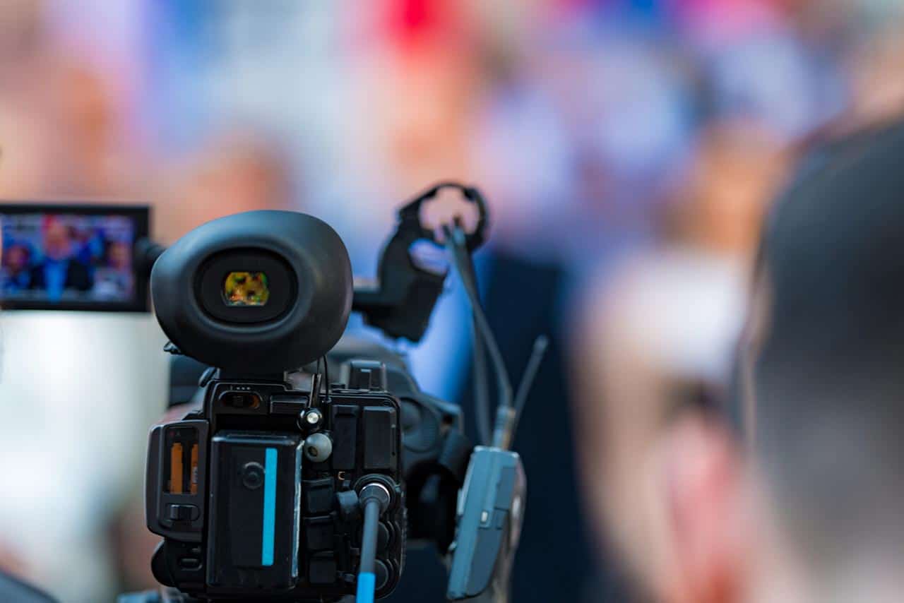 TV camera recording